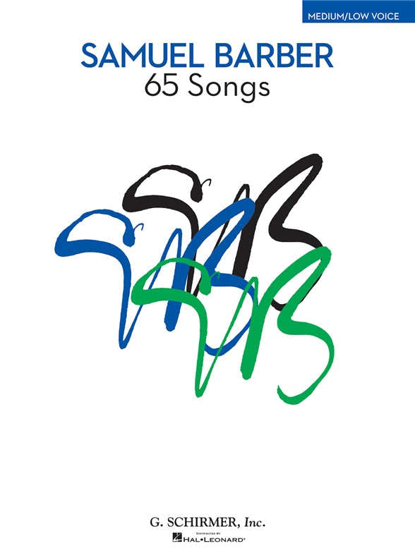 Samuel Barber - 65 Canzoni - Voce Media / Grave