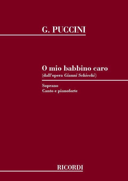 PUCCINI G. - O MIO BABBINO CARO - CHANT ET PIANO