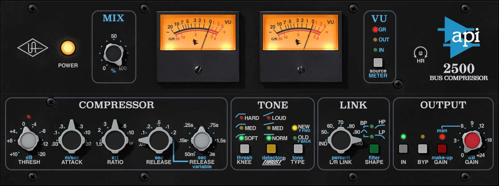 UAD API 2500 Compressore di bus