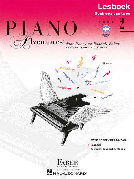 Piano Adventures: Lesboek Deel 2 - Version Neerlandais
