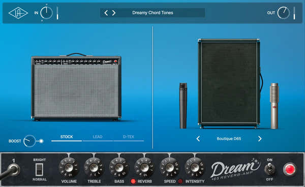 UAD Dream 65 Amplificatore di riverbero