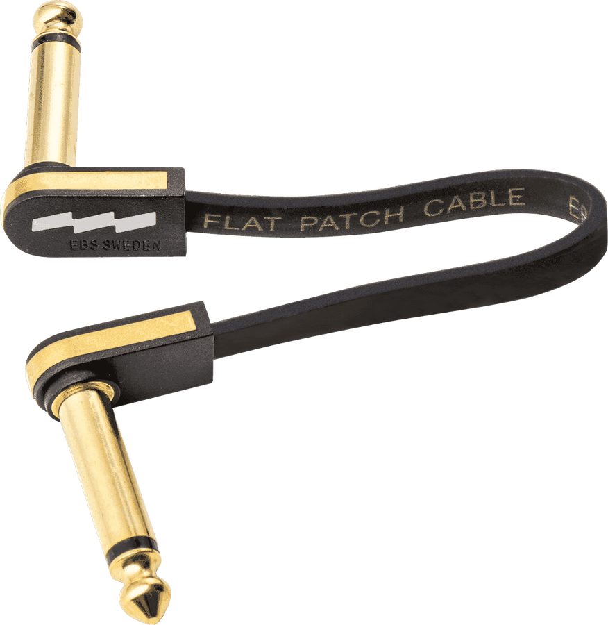Cavo Patch per Chitarra Compatto Dorato 10 CM