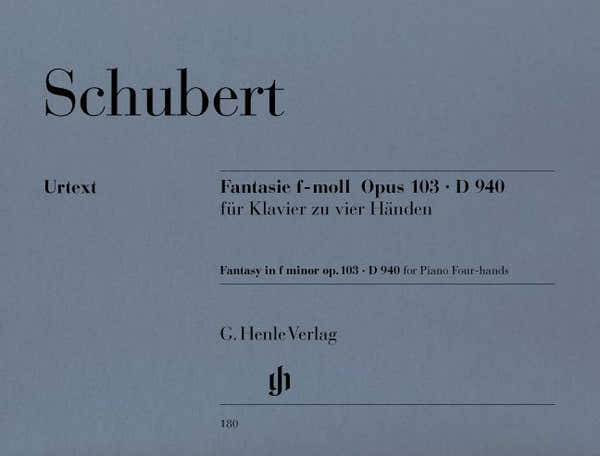 Schubert F. - Fantasy F Minor Op. 103 D 940