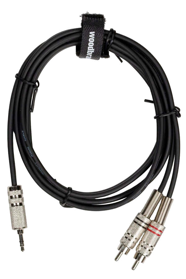 Cavo Mini Jack Stereo / 2 RCA Maschio - 1,5 m - AC20