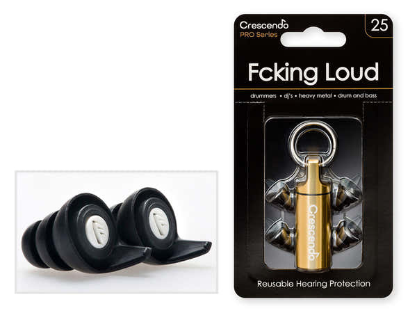 Crescendo PRO FCKING LOUD 25 - FLAT DAMPING FILTERS SNR 20DB