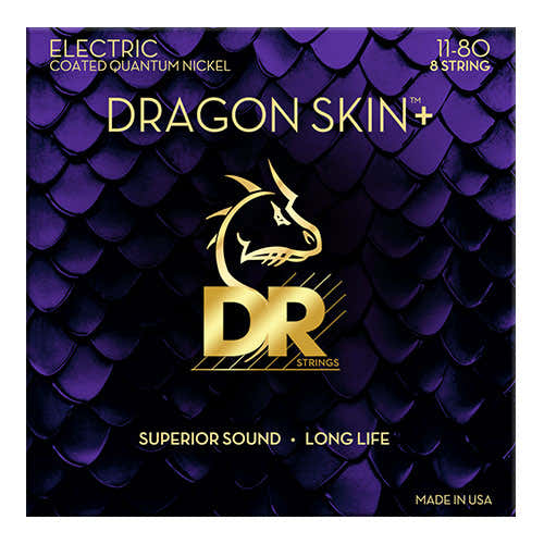 11-80 Dragon Skin+ rivestite 8 corde Heavy