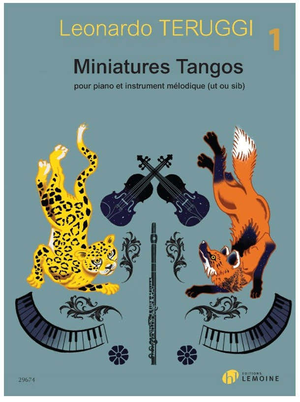 Teruggi - Miniatures Tangos Vol.1 - Strumento Melodico E Pianoforte