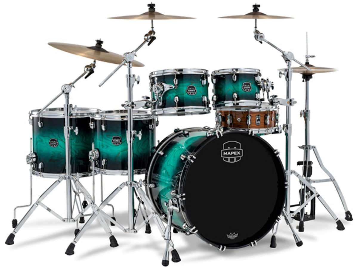 MAPEX SATURN VI STUDIO 22" Verde petrolio marino sfumato