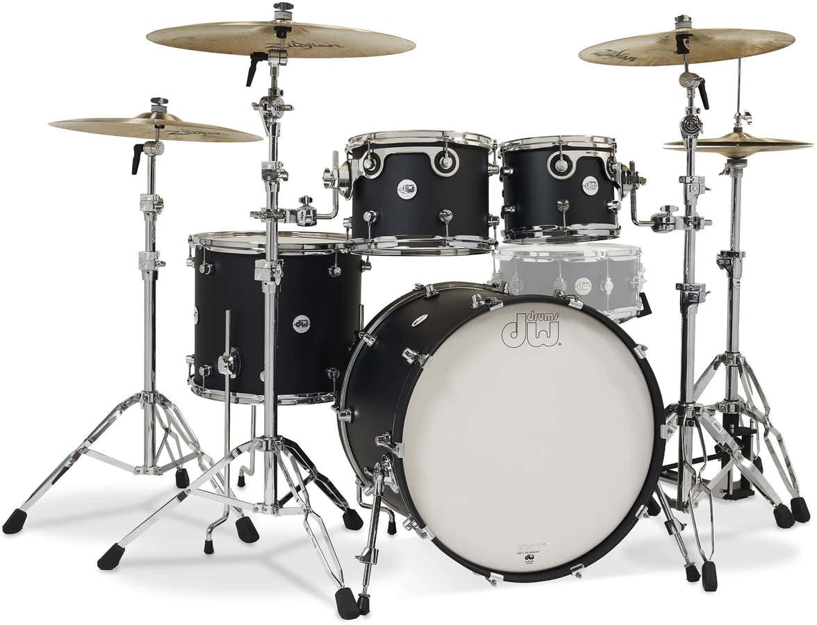 DW Design stage 22" 4 Fusti Nero Satinato