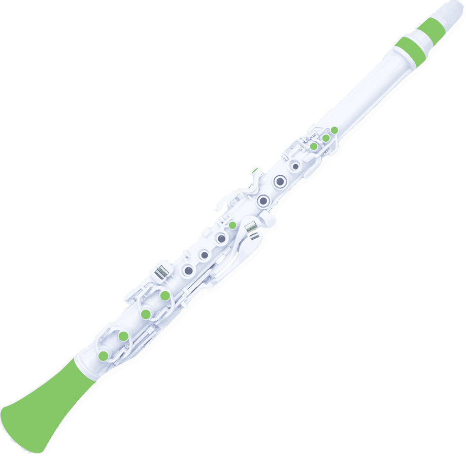 CLARINEO BIANCO E VERDE