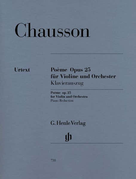 Chausson E. - Poeme For Violin And Orchestra Op. 25
