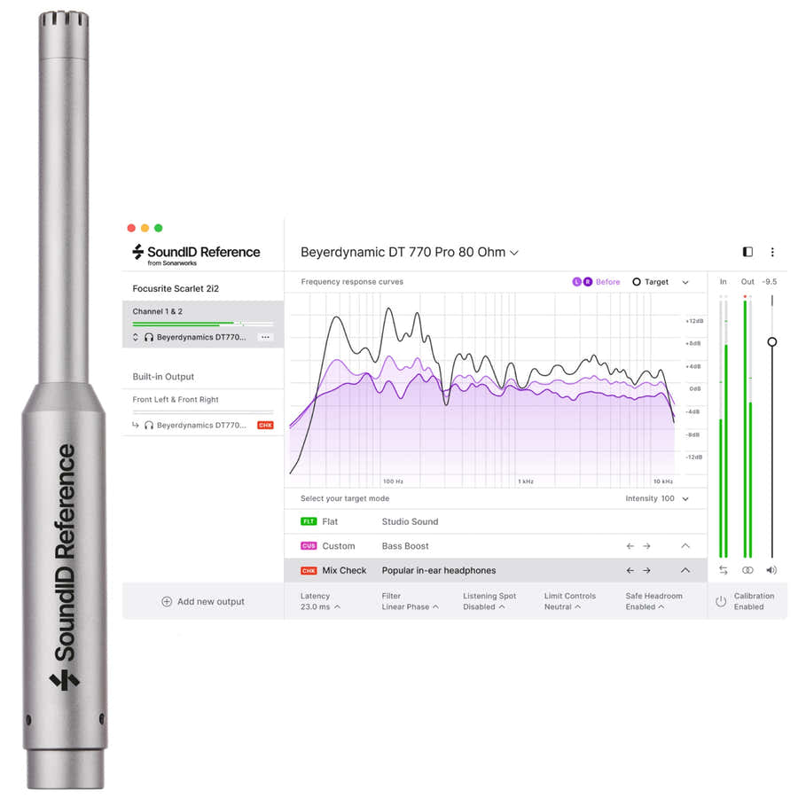 SoundID Reference per multicanale con microfono