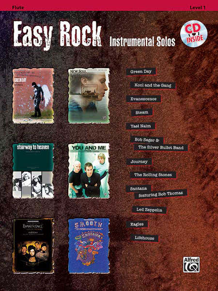 Easy Rock Instrumentals + CD - Flute Solo