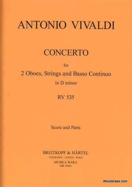 Vivaldi Onio - Concerto In D Rv 535 - 2 Oboe Orchestra