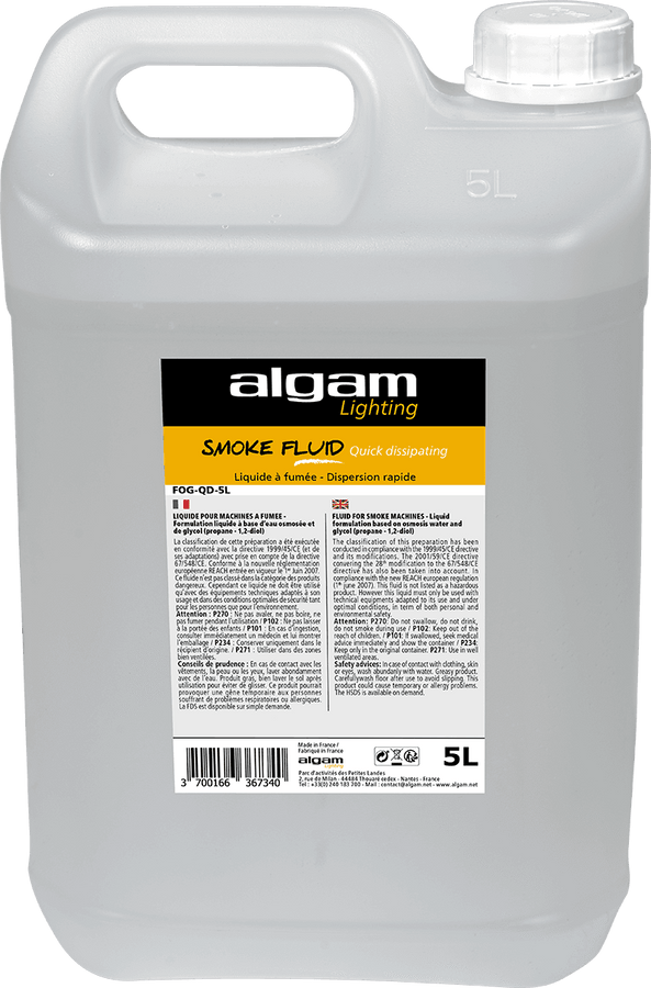 Liquido per Fumo Dispersione Rapida 5L