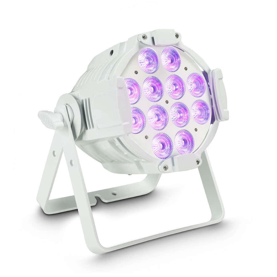 Studio PAR 64 CAN RGBWA + UV 12 W WH - Proiettore PAR LED RGBWA + UV 12 W 12 W Involucro Bianco