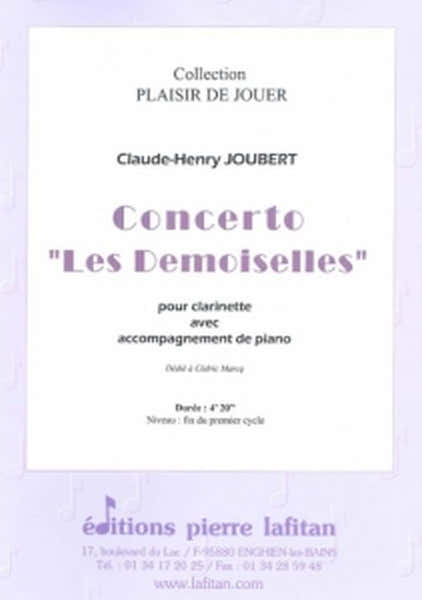 Joubert CLAUDE-henry - Concerto Les Demoiselles - Clarinette & Piano