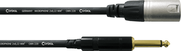 Cavo Audio XLR Maschio/jack Mono 10 M