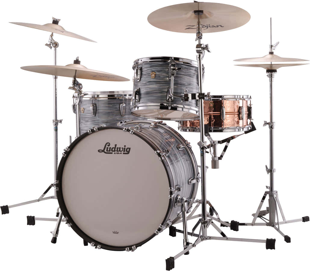 L84433Ax2Qwc - Classic Maple 24"/13"/16" - Oyster blu vintage