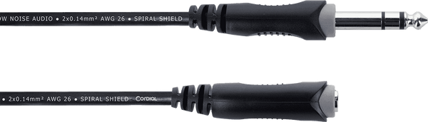 Cordial STEREO AUDIO CABLE JACK MALE / FEMALE 10 M