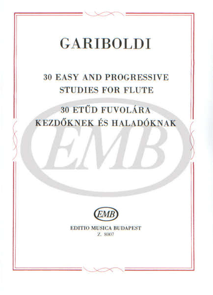 Gariboldi G. - Studi Facili E Progressivi (30) - Flute