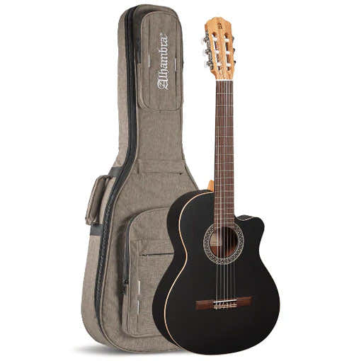 Alhambra Student Black Satin Cw Ez + 9738 25mm Gigbag