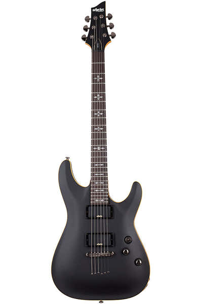 Schecter Demon 6 Nero satinato invecchiato