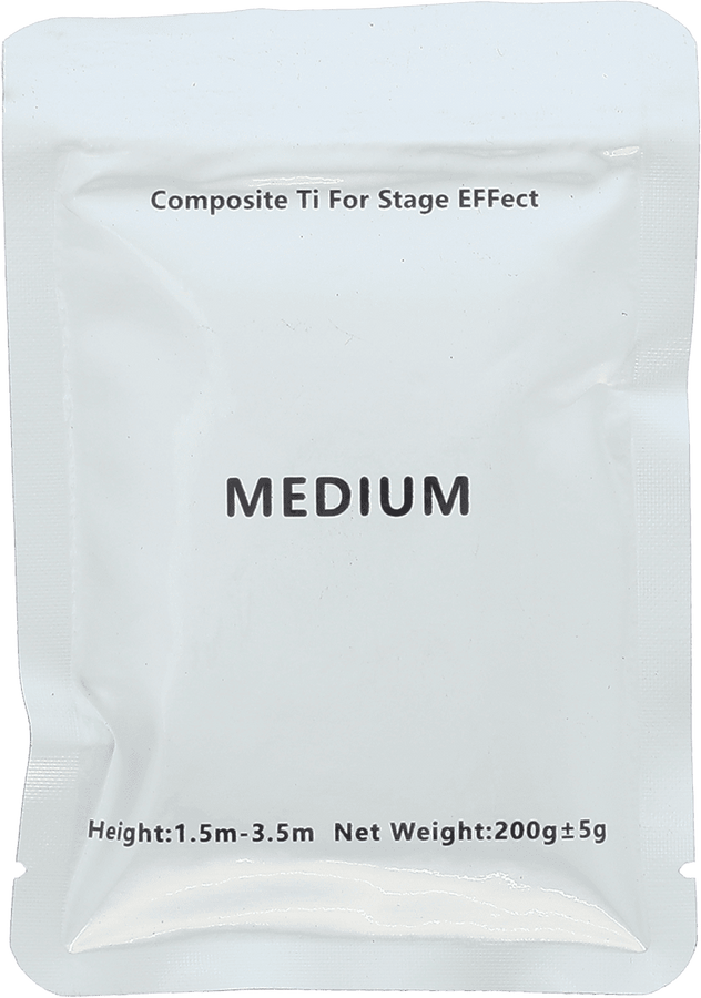 Polvere per macchina per scintille fredde - Medio - 200g
