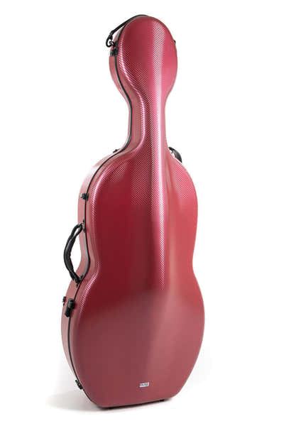 CELLO CASE POLYCARBONAT 4.6 4/4 RED ROLLY