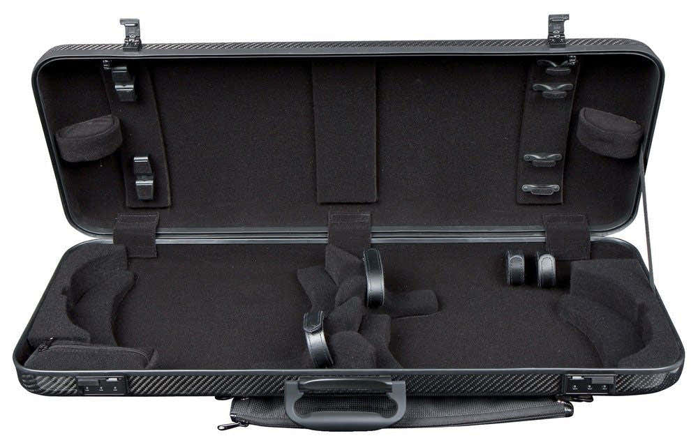 Custodia Doppia Idea 2.5 Nera (Maniglia Laterale) - Violino 4/4