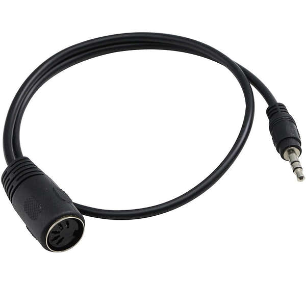 Quiklok MIDI CABLE MINIJACK STEREO - DIN FEMALE 5-PIN