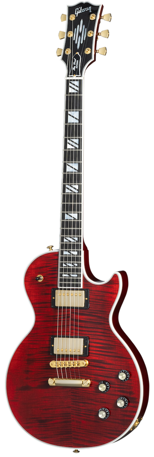 Les Paul Supreme Rosso vino Moderno