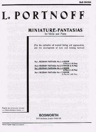 Portnoff L. - Fantaisie Russe N°3
