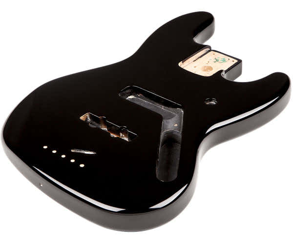 STANDARD JAZZ BASS CORPO IN ONTANO, NERO