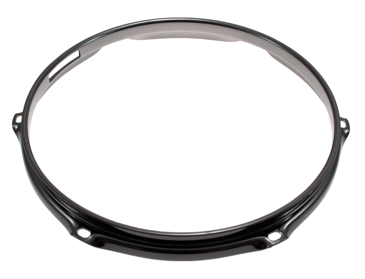 H23-10-6SBK - CERCHIO 10" 6 TIRANTI CORDIERA NERO SUPER TRIPLA FLANGIA 2.3MM