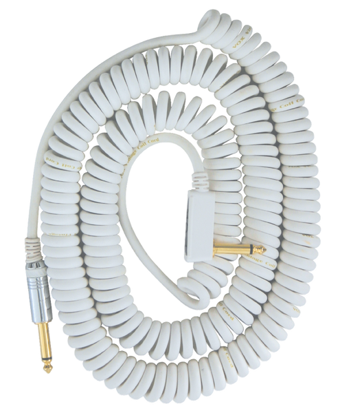 Vox VCC90 Cavo Jack Spirale 9M Bianco