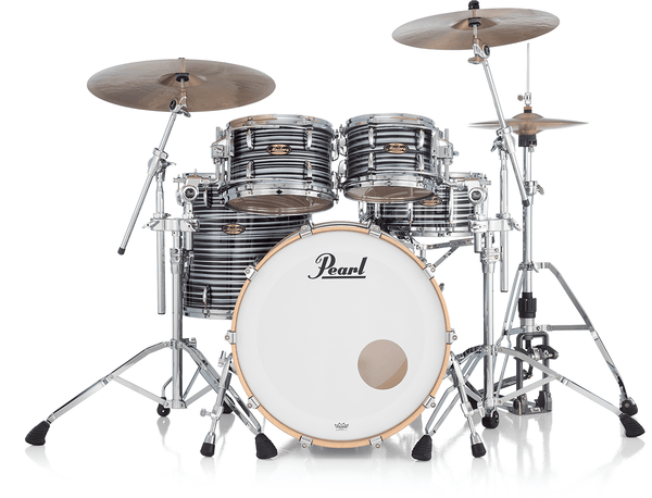 Pearl Masters Maple Gum Stage 22 GYROLOCK-l Oyster Swirl Nero