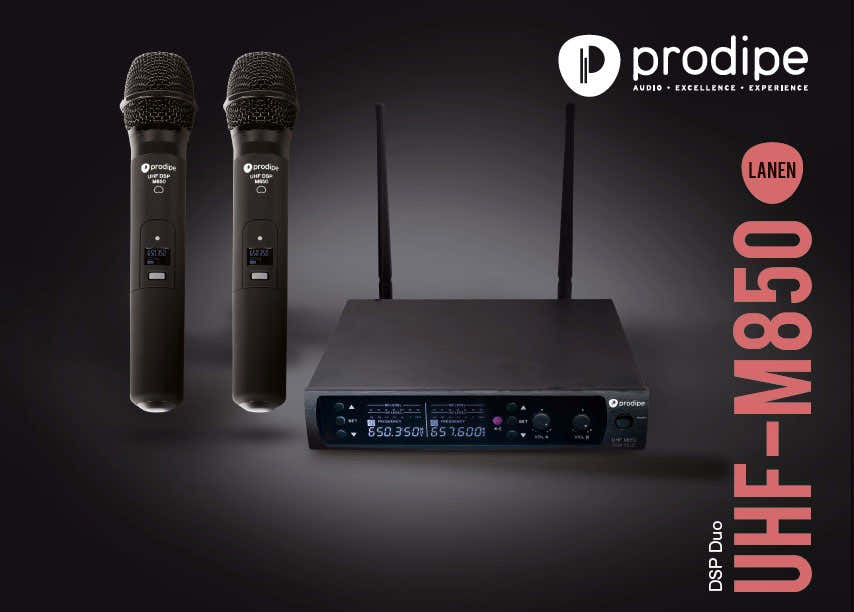 UHF M850 DSP Duo Lanen