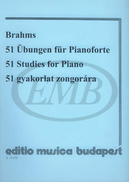 Brahms - 51 Studies - Piano Solo