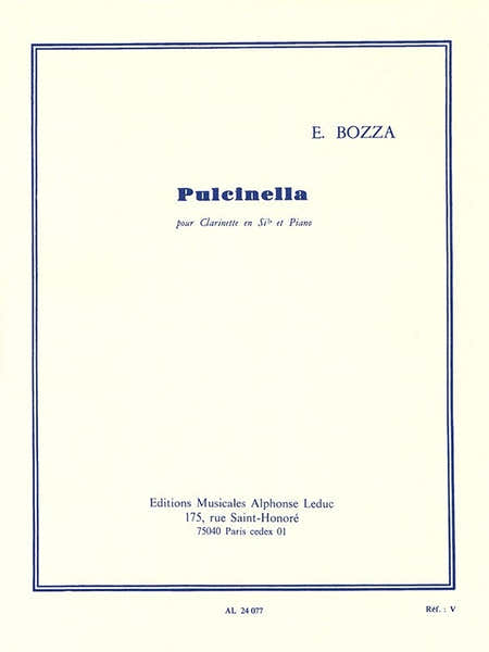 Pulcinella For Clarinet And Piano