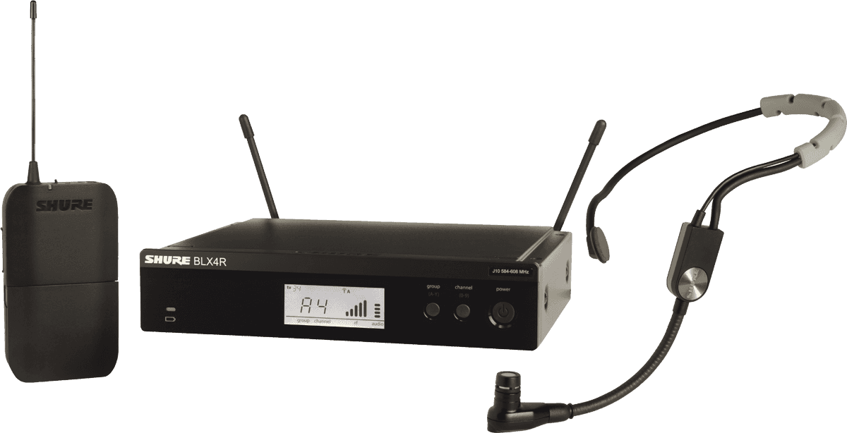 Sistema HF rack con microfono ad archetto