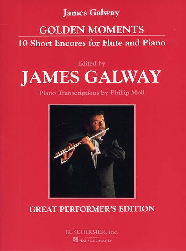 GOLDEN MOMENTS 10 SHORT ENCORES FOR FLUTE AND PIANO
