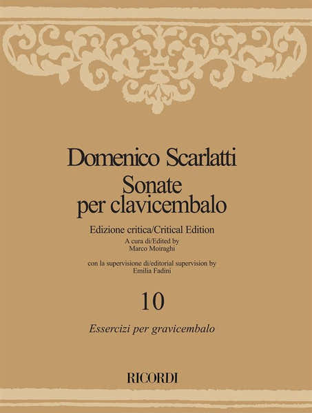 Ricordi Scarlatti Domenico - Sonate Per Clavicembalo - Vol. 10