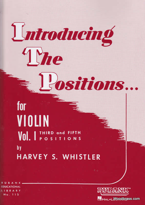 Whistler H. - Introduzione alle posizioni Vol. 1 - Violino