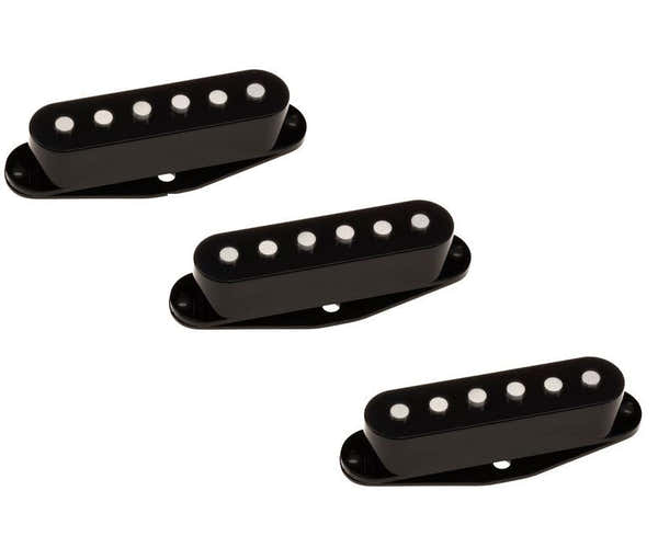 DM2001BK Cover per Set Noiseless a Singola Bobina 3 Pezzi Nero