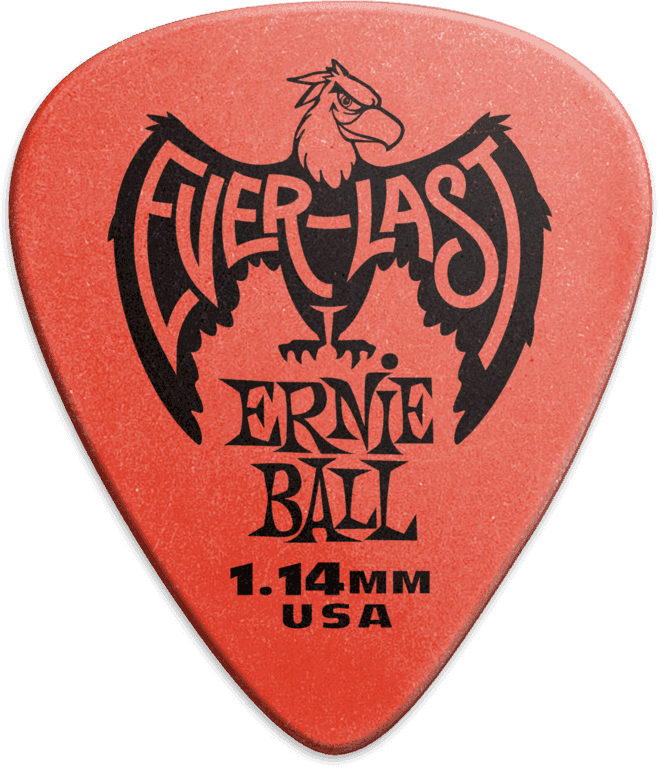 Plettri Everlast Bustina da 12 Rosso 1,14mm