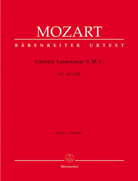 Mozart W.a. - Litaniae Lauretanae B.M.V. KV 109 (74e) - Conducteur