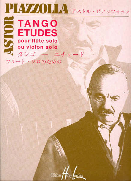 Piazzolla Astor - Tango - Etudes (6) - Flute Ou Violon