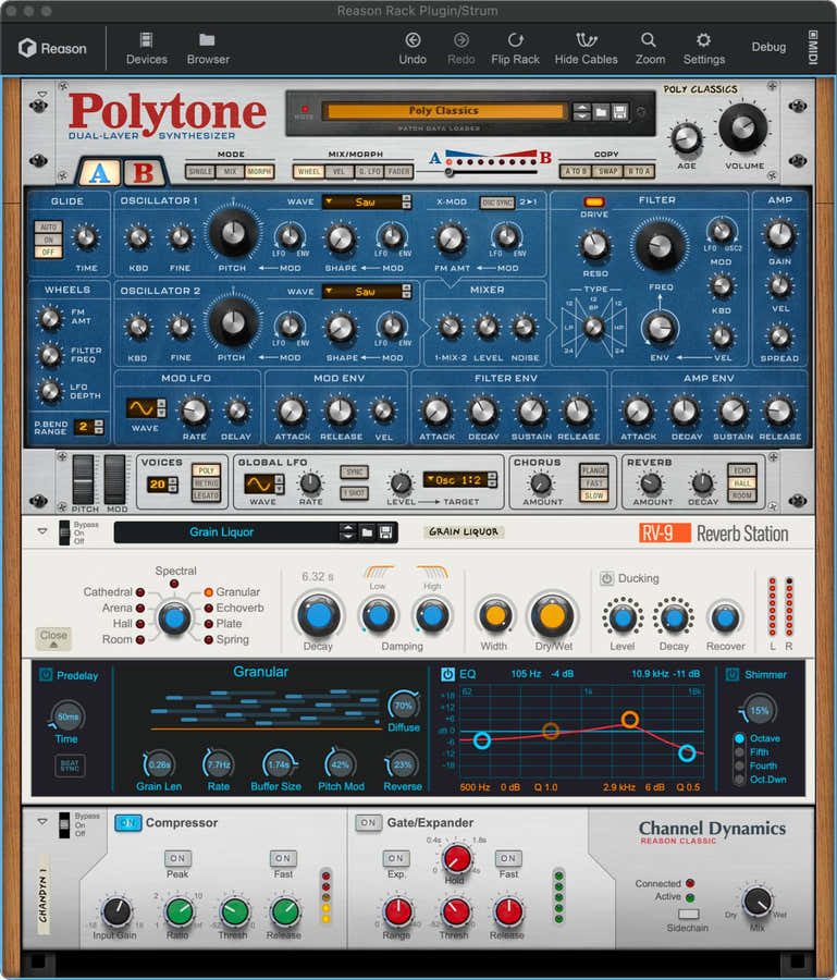 Reason Rack 14 Aggiornamento