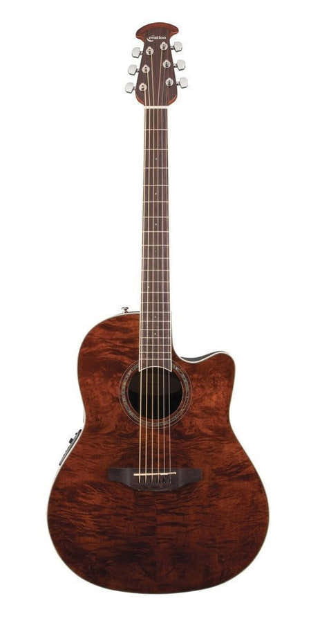 Chitarre Elettroacustiche Celebrity Standard Plus Mid Cutaway Nutmeg Burled Maple